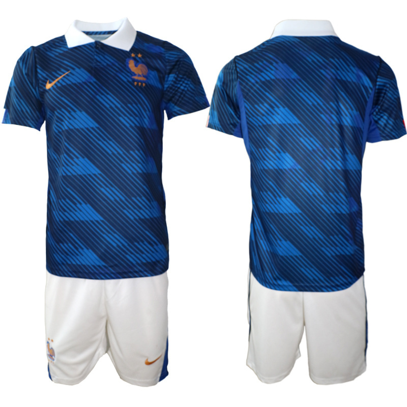 Men France home #14 style 2026 World Cup Soccer jersey